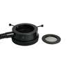 Simple Rotating Polarizer & Analyzer Kit for LED Microscope Ring Light Guide, Polarizer 59mm, Analyzer 51mm