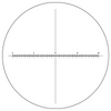 Microscope Eyepiece Reticle Cross Line Micrometer Ruler, X-Axis Crosshair Scale Dia. 27mm, 20mm/200 Div.