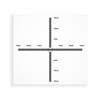 Microscope Stage Micrometer, Calibration Film Ruler, Dual Axis Crosshair Scale, 30mm/300 Div