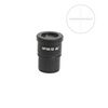 WF 10X Widefield Microscope Eyepiece with Reticle, X-Axis Crosshair, High Eyepoint, 30mm, FOV 22mm, 10mm/100 Div (One)