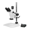 6.7-45X LED Light Post Stand Trinocular Zoom Stereo Microscope SZ02060232