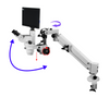 2.0 Megapixels 3.35-22.5X CMOS Pneumatic Arm Trinocular Zoom Stereo Microscope SZ02020753