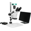 2.0 Megapixels 6.7-45X CMOS LED Light Post Stand Trinocular Zoom Stereo Microscope SZ02060233