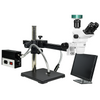 2.0 Megapixels 6.7-45X CMOS UV FREE LED Light Ball Bearing Boom Stand Trinocular Zoom Stereo Microscope SZ02061437