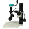 0.35X-2.25X LED 3D Industrial Inspection Video Zoom Microscope, Track Stand, LED Gooseneck Light + HDMI Camera