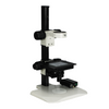 Microscope Track Stand, 76mm Coarse Focus Rack with Fine Focus XY Stage, LED Light