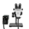 6.7-45X UV FREE LED Light Boom Stand Binocular Zoom Stereo Microscope SZ02060423