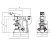 50-500X LED Dual Illuminated Light XY Stage Travel Distance 75x40mm Trinocular Transmitted/Reflected Metallurgical Microscope MT05110333