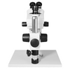 7X-45X Widefield Zoom Stereo Microscope, Trinocular, Post Stand (Height 280mm)