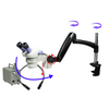 7-30X LED Light Pneumatic Arm Binocular Zoom Stereo Microscope SZ02080725