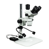 6.7-45X LED Light Post Stand Trinocular Zoom Stereo Microscope SZ02060238
