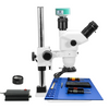 2.0 Megapixels 3.35-22.5X CMOS LED Light Post Stand Trinocular Zoom Stereo Microscope SZ02060271