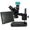 2.0 Megapixels 7-50X CMOS LED Light ESD Safe Post Stand Trinocular Zoom Stereo Microscope SZ02090135