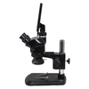2.0 Megapixels 7-50X CMOS ESD Safe UV FREE LED Light Post Stand Trinocular Zoom Stereo Microscope SZ02090137