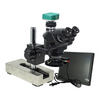 2.0 Megapixels 7-50X CMOS ESD Safe Gliding Base Stand Fluorescence Light ESD Trinocular Zoom Stereo Microscope SZ02090233