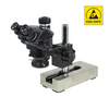 7-50X LED Light ESD Safe Gliding Base Stand ESD Trinocular Zoom Stereo Microscope SZ02090234