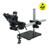 7-50X ESD Safe Boom Stand Fluorescence Light Trinocular Zoom Stereo Microscope SZ02090452