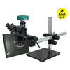 2.0 Megapixels 7-50X CMOS LED Light ESD Safe Boom Stand Trinocular Zoom Stereo Microscope SZ02090455