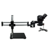 7-50X ESD Safe Dual Arm Stand Fluorescence Light Trinocular Zoom Stereo Microscope SZ02090552