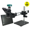2.0 Megapixels 7-50X CMOS LED Light ESD Safe Dual Arm Stand Trinocular Zoom Stereo Microscope SZ02090555