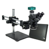 2.0 Megapixels 7-50X CMOS LED Light ESD Safe Dual Arm Stand ESD Trinocular Zoom Stereo Microscope SZ02090555