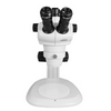 8X-50X Widefield Zoom Stereo Microscope, Trinocular, Track Stand (Track Length 280mm) Fan Shaped Base