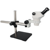 8X-50X Widefield Zoom Stereo Microscope, Binocular, Single Arm Boom Stand