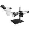 8X-50X Widefield Zoom Stereo Microscope, Binocular, Double Arm Boom Stand