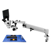 2.0 Megapixels 4-50X CMOS Pneumatic Arm Trinocular Zoom Stereo Microscope SZ02030756