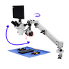 2.0 Megapixels 4-50X CMOS Pneumatic Arm Trinocular Zoom Stereo Microscope SZ02030756