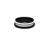 Metal Ring Light Adapter for Stereo Microscopes, 55mm Thread (with Cover Glass)