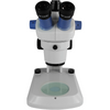 7X-30X Widefield Zoom Stereo Microscope, Trinocular, Track Stand, LED Top and Bottom Light (45° Viewing Angle)