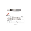 0-0.05″ Mechanical Micrometer Head Graduation 0.00005″ 0.05" Flat Mechanical Micrometer Head (Thimble Diameter: Dia. 21mm, Spindle Diameter: Dia. 8mm) Mitutoyo-110-111
