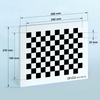 Manufacturing Precision ±0.5μm White Glass Checkerboard Calibration Target (290x230mm 12x9) CT20020101