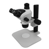 6.6X-51X Widefield Zoom Stereo Microscope, Trinocular, Track Stand