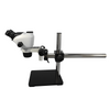 6.6X-51X WF Binocular Zoom Stereo Microscope + Boom Cross Arm Stand 76mm E-Arm