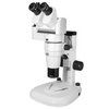 8X-65X Widefield Parallel Zoom Stereo Microscope, Trinocular, Track Stand + Single Port Photo/Video Beam Splitter, Siedentopf 0-35° Viewing Angle