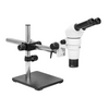 8X-80X Widefield Parallel Zoom Stereo Microscope, Binocular, Single Arm Boom Stand, Siedentopf 0-35° Viewing Angle