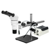 8-65X Halogen Light Boom Stand Binocular Parallel Zoom Stereo Microscope PZ02040426