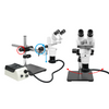 8-80X Halogen Light Boom Stand Binocular Parallel Zoom Stereo Microscope PZ02040449