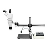 8-65X Halogen Light Boom Stand Trinocular Parallel Zoom Stereo Microscope PZ02040455