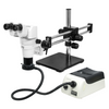 8-80X Halogen Light Dual Arm Stand Binocular Parallel Zoom Stereo Microscope PZ02050144