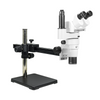 8-50X Ball Bearing Boom Stand Trinocular Parallel Zoom Stereo Microscope PZ02080251