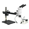 8-65X Ball Bearing Boom Stand Halogen Light Binocular Parallel Zoom Stereo Microscope PZ02080262