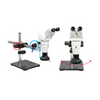 4-32.5X Polarizing LED Light Boom Stand Binocular Parallel Zoom Stereo Microscope PZ02141124