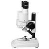 20X Widefield Portable Stereo Microscope 90° Viewing Angle, LED Top Light for Hobbyists, Collectors, Beginners