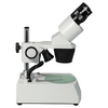10X/30X Widefield Stereo Microscope, Binocular, Post Stand, LED Top and Bottom Light, Bright Field (Fixed Head) Portable