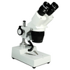 20X/40X Widefield Stereo Microscope, Binocular, Post Stand, LED Top Light (360° Rotatable Head)