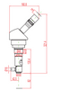15-100X Zoom Stereo Microscope Head, Trinocular, Focusable Eyepieces MZ08501131