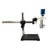 0.65-4.5X Industrial Inspection 3D Video Microscope + HDMI Digital Camera, Boom Stand